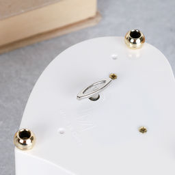 Шкатулка музыкальная Сердце с балериной / YL2046-2 /уп 72/белая - Галеонтрейд фото 6