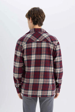 Рубашка Lumberjack с длинным рукавом в клетку стандартного кроя - Defacto фото 6