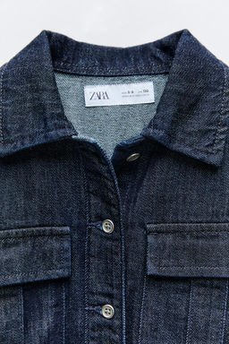 FLOWING DENIM SHIRT - Zara фото 4
