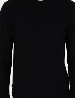 Siyah Regular Fit Sweatshirt - Pierre cardin фото 6