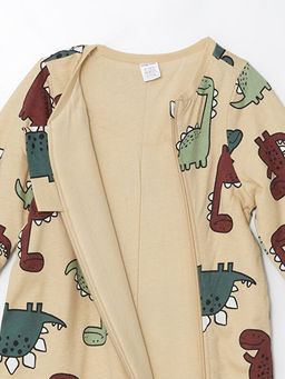 1.0 Tog Uzun Kollu Bask?l? Erkek Bebek Tulum