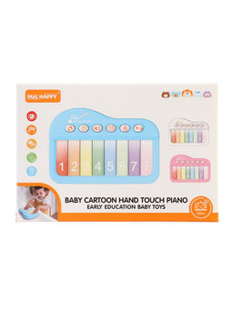 Музыкальное детское сенсорное пианино, звук, свет, белый - Simaland фото 12