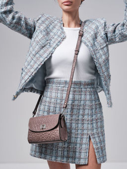 Сумка на плечо Deboro 31033 фиолетовый шепот