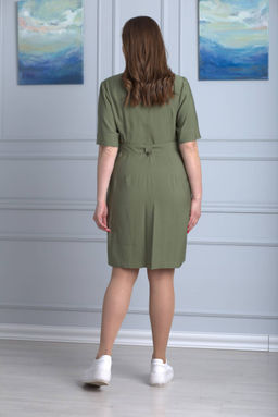 Платье ANELLI 657 зеленый  фото 3