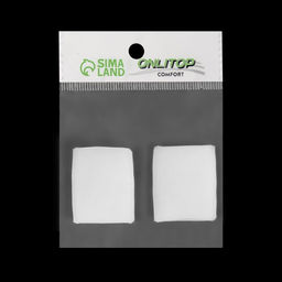 Цена за 3 шт. Напальчники для больших пальцев ног, силиконовый, 3.5×3.5×1.5 см, пара, белые