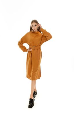 Платье AURA 3155-170 горчица