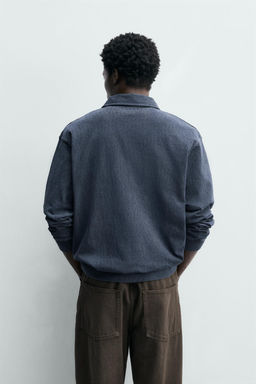 POLO REGULAR FIT EFECTO LAVADO / Azul - Zara фото 3