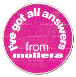 Значок рекламный Mollers