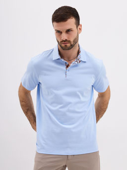 Джемпер мужской с воротником поло короткий рукав GREG G144-KO1246T-SAS5120 (св.голубой) Джемпер мужской с воротником поло короткий рукав GREG G144-KO1246T-SAS5120 (св.голубой)