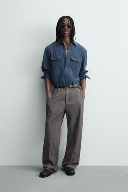 FLOWING SHIRT WITH POCKETS