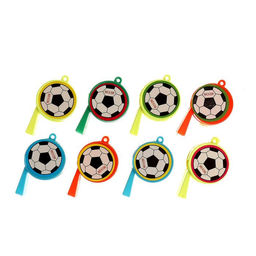 Цена за 11 шт. Свисток «Футбол», цвета МИКС