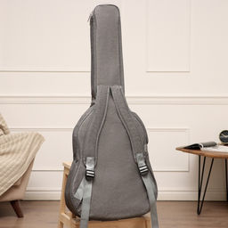 Чехол для гитары Music Life, премиум, серый, 105×44×14 см