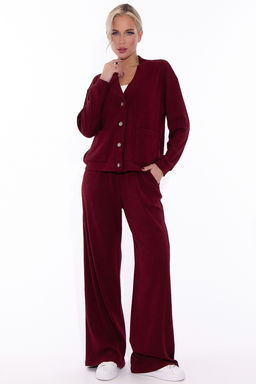 Костюм Модная осень (бордовый) - Эльза фото 4