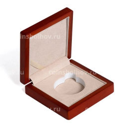 Футляр деревянный SIENA для 1 монеты в капсуле MAGIC L LEUCHTTURM 363486