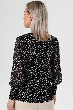 Блузка женская 7041-27/08/Жемчужно-серый - Rise фото 8