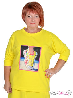 Туника Модель №1327 размеры 44-84 - Plusmoda фото 2