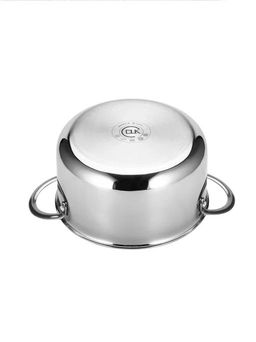 Кастрюля с крышкой стеклянной из нержавеющей стали (3-х слойный) 20x11.5 см (3 л), арт. 3500-20 - D.L.K. фото 5