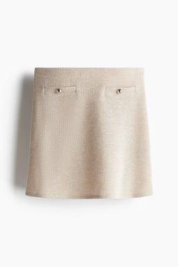 Textured-knit mini skirt - H&m фото 3