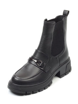01-5251-1 BLACK Ботинки демисезонные (искусственная кожа, байка) - No name фото 22