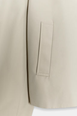 WATER-REPELLENT SHORT TRENCH COAT ZW COLLECTION - Zara фото 12