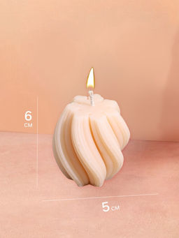 Свеча "Волнистые линии" 5х5х6 см, соевый воск МИКС