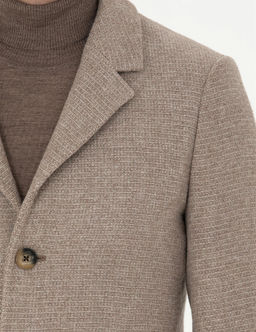 Kahverengi Y_n Kar___ml_ Ekstra Slim Fit Ka_e Kaban - Pierre cardin фото 7