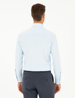 A__k Mavi Slim Fit Arm_rl_ Uzun Kollu G_mlek