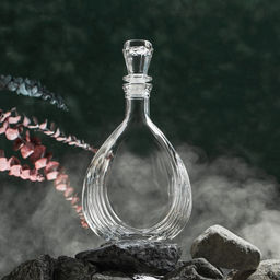 Цена за 18 шт. Графин-штоф «Волна», 500 мл