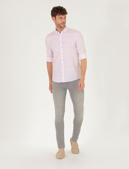 G_l Kurusu Slim Fit Uzun Kollu G_mlek