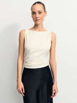 Блуза из вискозы с завязками / Zarina