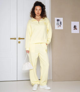 Спортивный костюм #КТ23710, жёлтый