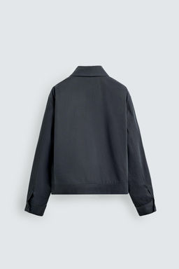 CAZADORA RELAXED FIT LIMITED EDITION / Azul / Gris - Zara фото 8