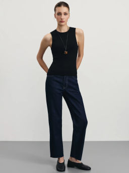 Джинсы straight укороченные / Zarina