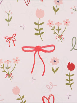 Цена за 10 шт. Бумага упаковочная двухсторонняя «Банты», 70 х 100 см