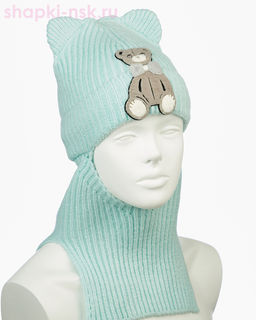 01-44-R Балаклава-шлем для девочки (48-50)