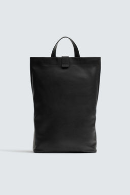 LEATHER BACKPACK - Zara фото 9