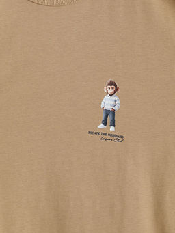 Bisiklet Yaka Nak??l? Erkek ?ocuk Ti??rt