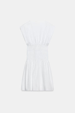 VESTIDO COMBINADO POPEL?N / Blanco - Zara фото 8