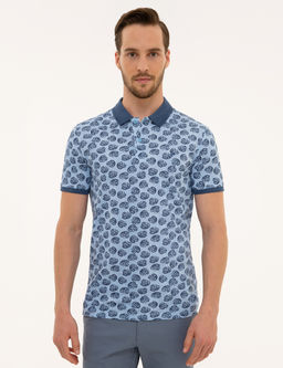 Mavi Slim Fit Bask_l_ Polo Yaka Ti__rt