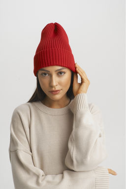 Шапка Бини Merino Red