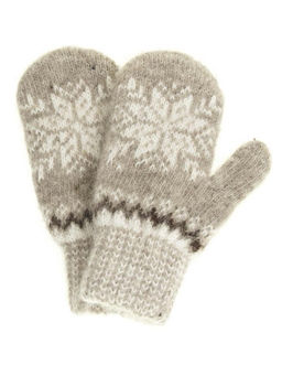 Варежки детские "Снежинка" 3 цвета 0608-40
