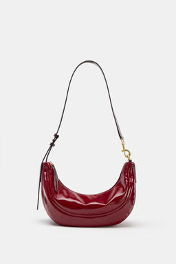 BOLSO DE HOMBRO OVALADO / Rojo - Zara фото 3