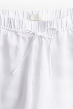 MAMA Pantalon en mezcla de lino Before & After - H&m фото 6