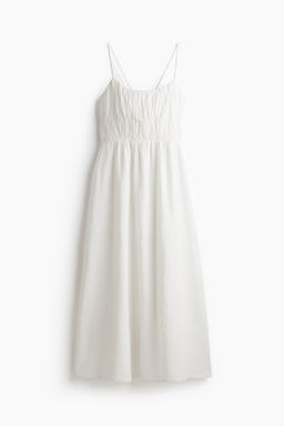 Vestido de tirantes con cuerpo fruncido - H&m фото 4