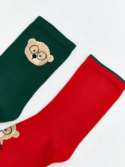 Y?lba?? Temal? Kad?n Soket ?orap 2li