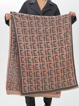 в составе ШЕРСТЬ и КАШЕМИР Большой, мягкий, теплый двусторонний палантин - Tantino фото 2