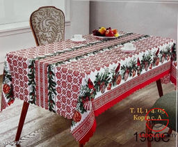 Новогодняя скатерть с рисунком
