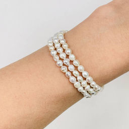 Бусины для украшений из белого Жемчуга 38 см