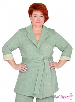 Жакет Модель №1548 размеры 44-84 - Plusmoda фото 4