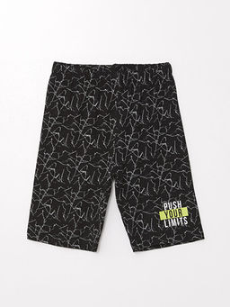 Beli Lastikli Bask?l? Erkek ?ocuk Pijama ?ort 2li - Waikiki фото 3